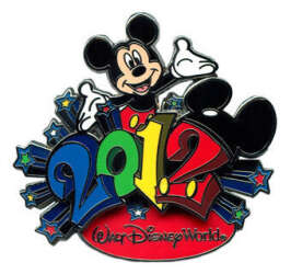 2012 Ear Hat and Stars Mickey Logo