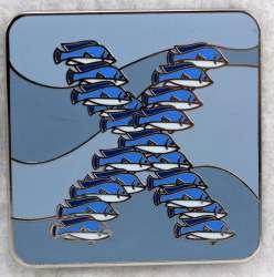 10606 - Disney Pixar Alphabet - Mystery Collection - X is for School of Silverfish