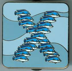 10606 - Disney Pixar Alphabet - Mystery Collection - X is for School of Silverfish alternate image