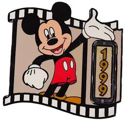 19813 - Countdown to the Millennium Series - #1 - Classic Mickey - 1999 to 2000 Spinner - Disney Store US