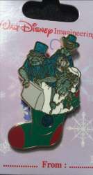 21565 - WDI Stockings - Hitchhiking Ghosts Christmas Stocking - Walt Disney Imagineering alternate image