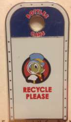 17887 - Disneyland Recycle Bins Collection - Toontown (White) - Walt Disney Imagineering