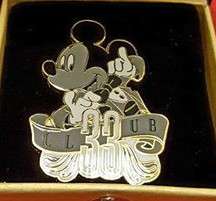 17620 - Club 33 - Black and White Mickey - Disneyland Resort