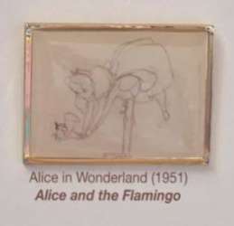 10696 - Japan - The Art of Disney - The Magic of Animation Framed Pin set - Alice in Wonderland (1951) - Disney Store Japan