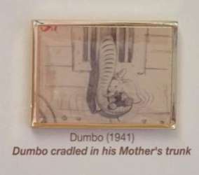 10694 - Japan - The Art of Disney - The Magic of Animation Framed Pin set - Dumbo (1941) - Disney Store Japan