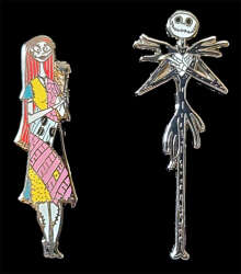 23079 - The Nightmare Before Christmas - Jack and Sally 2 Pin Set