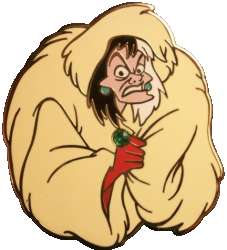 2355 - The Walt Disney Family Museum - Cruella with Jeweled Ring