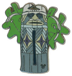 25629 - Cast Lanyard Collection III - Liki Tikis - Blue Gray Tiki (Tiki B) - Walt Disney World