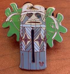 25629 - Cast Lanyard Collection III - Liki Tikis - Blue Gray Tiki (Tiki B) - Walt Disney World alternate image