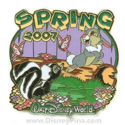 27444 - Disney Parks Seasons - Spring - WDW - Spring 2007 - Thumper and Flower - Walt Disney World