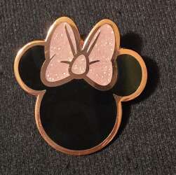 27786 - Minnie Mouse Icon - Minnie Mouse Icon with Pink Bow - Disneyland Resort Paris