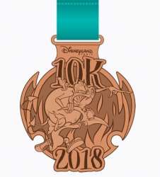 23563 - runDisney: Disneyland Paris Run Weekend - 10K Medal - Disneyland Resort Paris