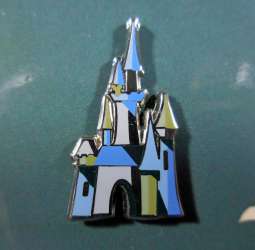 21687 - Disneyland Advent Calendar Holiday Pin - Blue Castle - Disney Store US alternate image