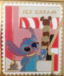 1340 - Pin Trading Stamp Collection - Stitch (CHASER) alternate image