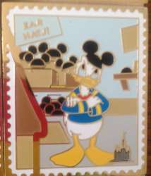 1341 - Pin Trading Stamp Collection - Donald Duck