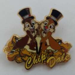 30558 - Standing in peanuts - Chip & Dale with Top Hats and Canes - Disney Store Japan alternate image
