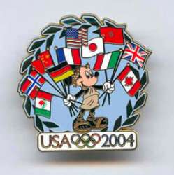 8331 - Olympics 2004 - Mickey with Flags