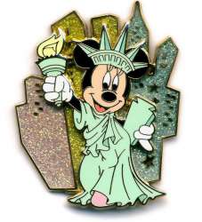 6475 - World Of Disney (NYC) - Minnie - Statue of Liberty Pin on Pin - Disney Store US alternate image