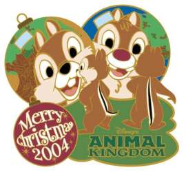 31171 - Merry Christmas 2004 - Animal Kingdom - Chip & Dale with Ornaments - Walt Disney World alternate image