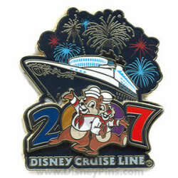 31189 - Disney Cruise Line - Chip Dale Logo 2007 - Disney Cruise Line