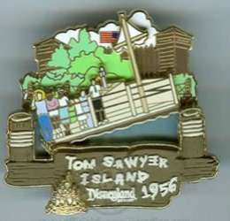 9055 - Magical Milestones: A Pin Celebration - 1956 - Tom Sawyer Island Opens - Disneyland Resort