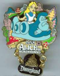 9057 - Magical Milestones: A Pin Celebration - 1958 - Alice In Wonderland Opens - Disneyland Resort