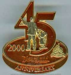 9099 - Magical Milestones: A Pin Celebration - 2000 - Disneyland Celebrates 45 Years - Disneyland Resort alternate image