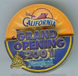 9100 - Magical Milestones: A Pin Celebration - Grand Opening 2001 - Disneyland Resort Expansion - Disneyland Resort
