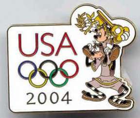 7745 - Olympics 2004 - Annual Passholder Olympic Pin - Disneyland Resort