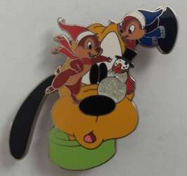 74257 - Disney Auctions - Winter Set - Pluto, Chip and Dale - Disney Auctions alternate image