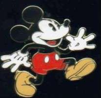 8931 - Mystery Pin Series 2001 - Mickey Mouse Walking - Disneyland Resort