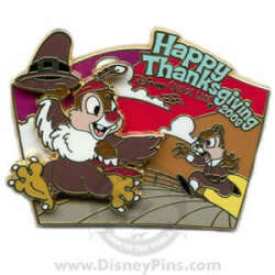 31670 - Thanksgiving - Happy Thanksgiving 2008 - Chip & Dale - Disney Cruise Line