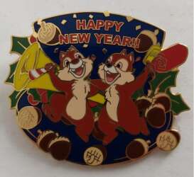 31836 - New Year's Eve/Day - Happy New Year - Chip & Dale - Disney Licensed