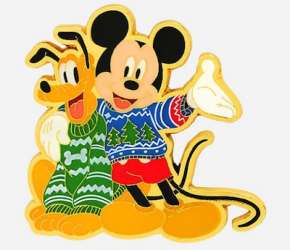32694 - BoxLunch - Holiday - Mickey and Pluto Holiday Sweaters - Loungefly alternate image