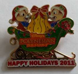 33180 - Resort Holiday Collection 2011: Sleighs - Polynesian - Chip & Dale - Walt Disney World alternate image