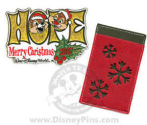 33199 - Merry Christmas 2007 Gift Card Holder Collection - Chip & Dale - Hope - Walt Disney World alternate image