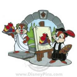 33498 - The Museum of Pin-tiquities - Disney Pin Celebration 2009 - Chip and Dale Painters - Walt Disney World alternate image