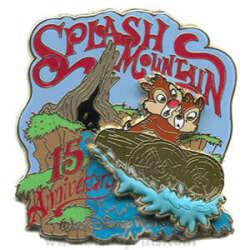 33785 - Attraction Anniversaries - Splash Mountain 15th Anniversary - Chip 'n' Dale - Walt Disney World