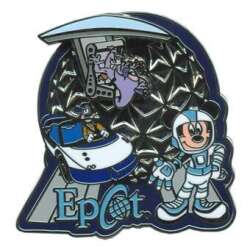 Mickey, Goofy and Figment with EPCOT Attractions