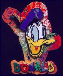 12591 - Pin of the Month - Featured Artist Series - Mark McIntyre - Splatter Donald - Walt Disney World