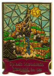34865 - Stained Glass - 2008 Pin of the Month - Cast Exclusive - DLR - Splash Mountain - Stained Glass - Cast - Disneyland Resort alternate image