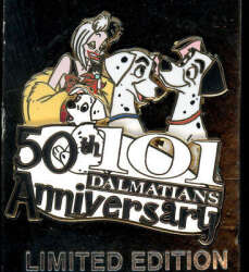 35102 - 101 Dalmatians - 50th Anniversary - Cruella De Vil, Pongo, Perdita and puppy - Walt Disney World alternate image