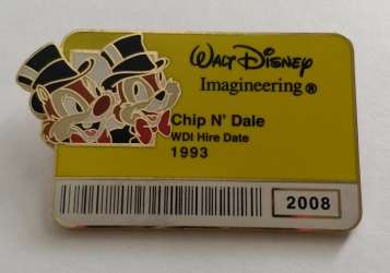 35563 - I.D. Badge Series 2 - Chip N’ Dale ID Badge - Walt Disney Imagineering