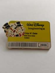35563 - I.D. Badge Series 2 - Chip N’ Dale ID Badge - Walt Disney Imagineering alternate image