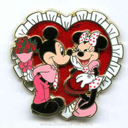 Valentine's Day Gift Exchange (Mickey & Minnie) Glitter/3D