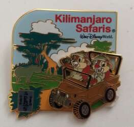 36985 - E - Ticket Attractions - Kilimanjaro Safaris - Chip and Dale on Safari Truck - Walt Disney World