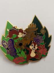 37001 - Chip & Dale Sneezing Among Flowers - Disney Store US alternate image