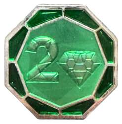 Disney Pin Trading 20th Anniversary Countdown Logo