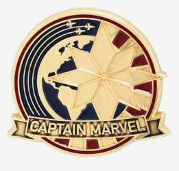 24755 - Captain Marvel - Captain Marvel Shield Pin - Disney Licensed alternate image