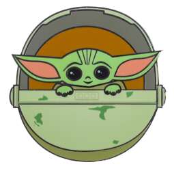 38808 - Star Wars: The Mandalorian - The Child in Pod - Disneyland Resort Paris